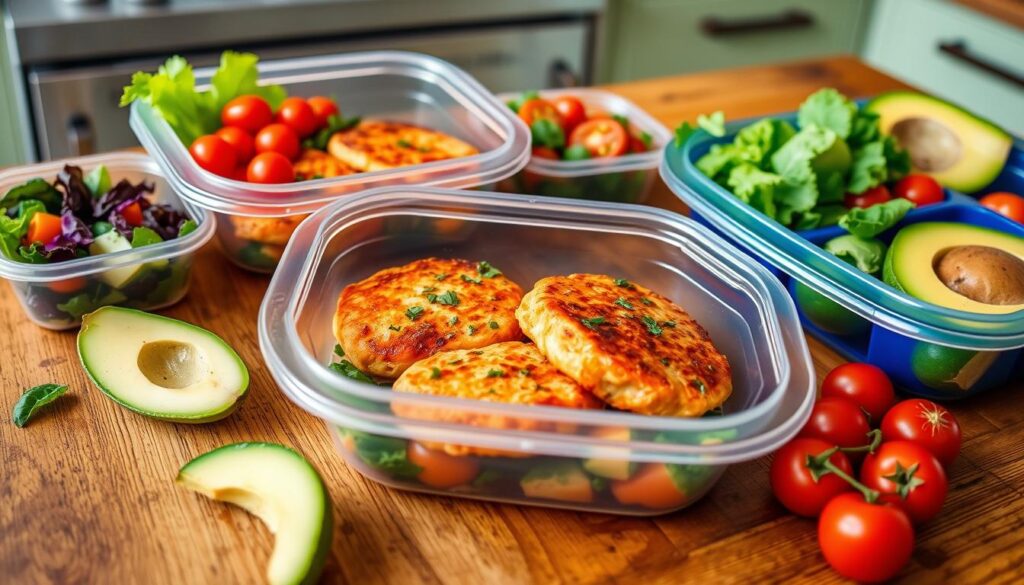 salmon patty meal prep